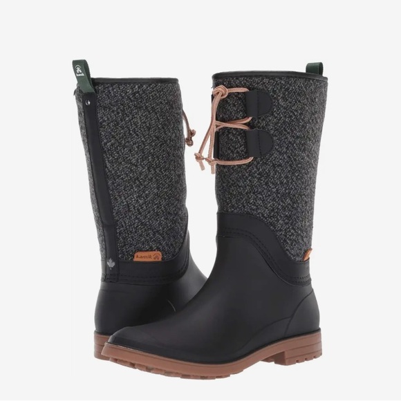 Kamik Abigail black size 7, NIB - Picture 1 of 10
